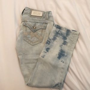 Miss me skinny distressed jeans